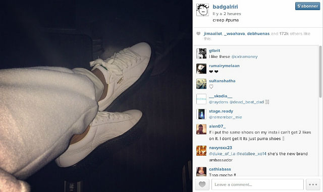 Rihanna takes on sportswear as Puma’s creative director instagram screenshot announcement.jpg